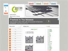 Tablet Screenshot of guitarchords.pro